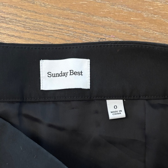 Aritzia Sunday best Josette pleated skirt in admiral size 0 - Picture 10 of 11